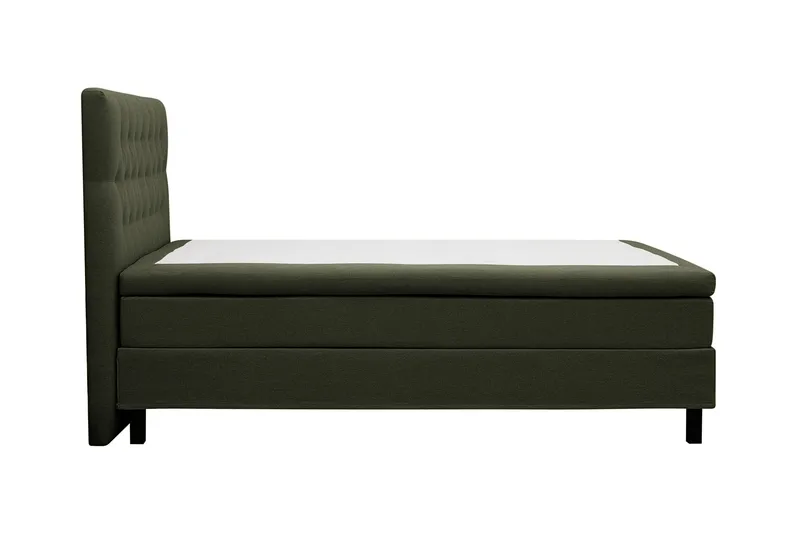 HVILA Classic komplet sengepakke 140x200 cm, kontinentalseng med diamantmønstret sengegavl - Grøn - Møbler - Senge - Komplet sengepakke
