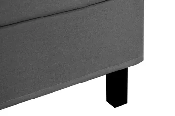 HVILA Classic komplet sengepakke 140x200 cm, kontinentalseng med ternet sengegavl - Grå - Møbler - Senge - Komplet sengepakke