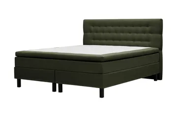 HVILA Classic komplet sengepakke 160x200 cm kontinentalseng med diamant-sengegavl - Grøn - Møbler - Senge - Komplet sengepakke