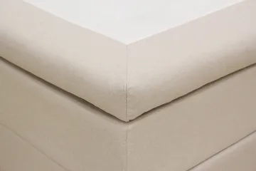 HVILA Classic Komplet sengepakke 160x200 cm Kontinentalseng med ternet sengegavl - Beige - Møbler - Senge - Kontinentalsenge