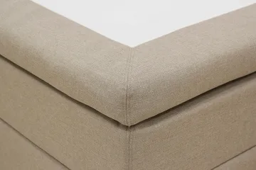HVILA Classic komplet sengepakke 160x200 cm kontinentalseng med ternet sengegavl - Beige - Møbler - Senge - Komplet sengepakke