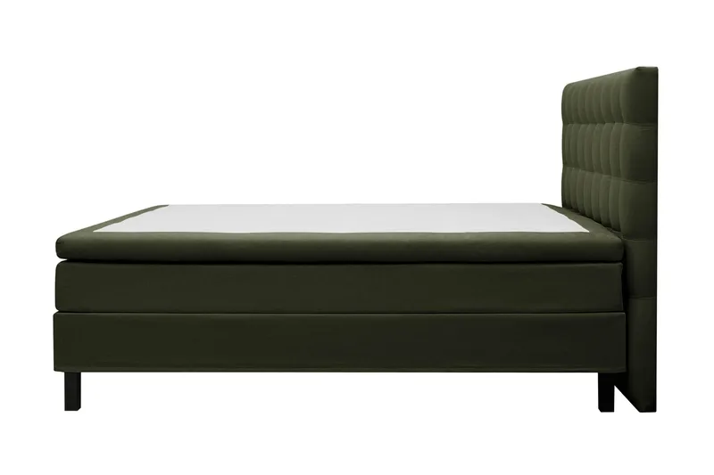 HVILA Classic komplet sengepakke 160x200 cm kontinentalseng med ternet sengegavl - Grøn - Møbler - Senge - Komplet sengepakke
