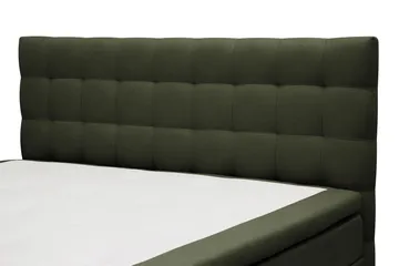 HVILA Classic komplet sengepakke 160x200 cm kontinentalseng med ternet sengegavl - Grøn - Møbler - Senge - Komplet sengepakke