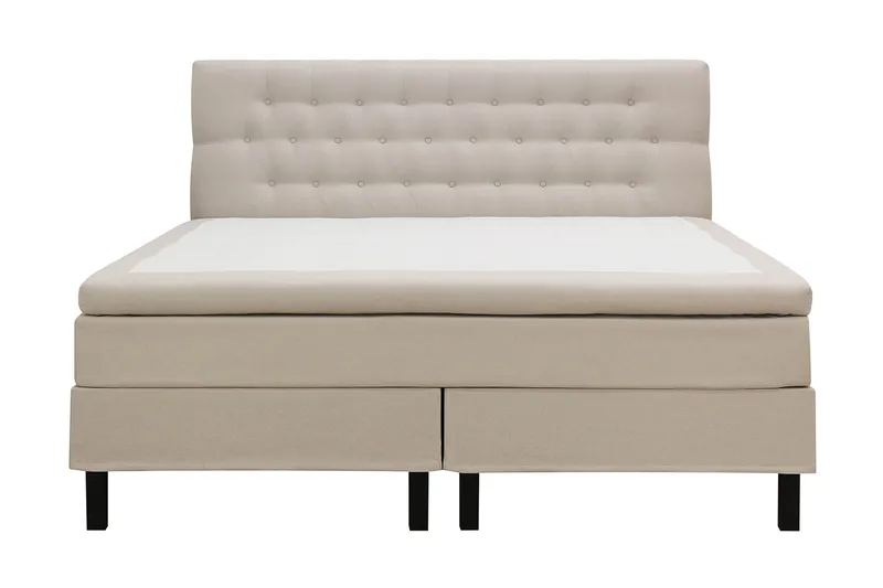 HVILA Classic komplet sengepakke 180x200 cm kontinentalseng med diamant-sengegavl, Beige
