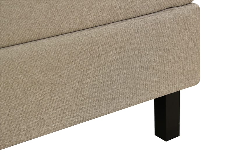 HVILA Classic komplet sengepakke 180x200 cm kontinentalseng med ternet sengegavl - Beige - Møbler - Senge - Kontinentalsenge