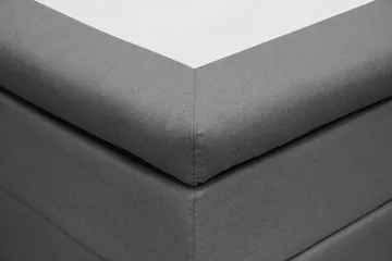 HVILA Classic Komplet sengepakke 180x200 cm Kontinentalseng med ternet sengegavl - Grå - Møbler - Senge - Komplet sengepakke