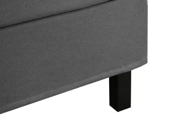 HVILA Classic Komplet sengepakke 180x200 cm Kontinentalseng med ternet sengegavl - Grå - Møbler - Senge - Komplet sengepakke