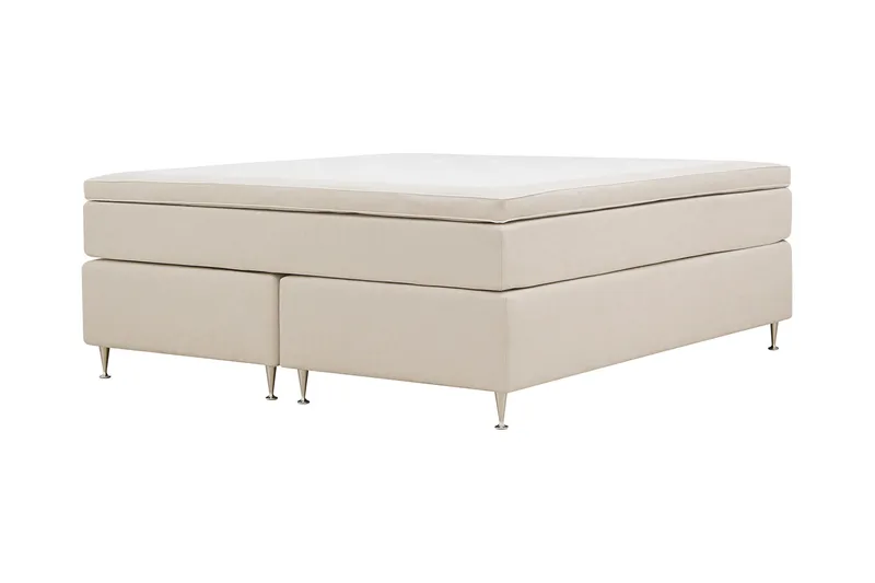 HVILA Lyx kontinentalseng 180x200 cm - Lys beige - Møbler - Senge - Kontinentalsenge
