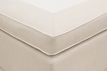 HVILA Lyx kontinentalseng 180x200 cm - Lys beige - Møbler - Senge - Komplet sengepakke