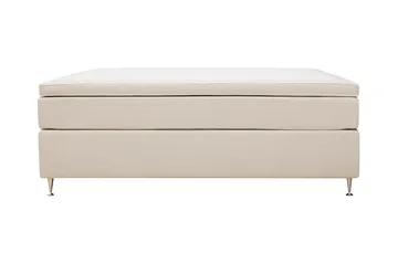 HVILA Lyx kontinentalseng 180x200 cm - Lys beige - Møbler - Senge - Komplet sengepakke