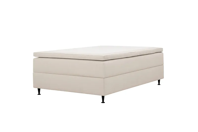HVILA Plus kontinentalseng med opbevaring 120x200 cm - Lys beige - Møbler - Senge - Kontinentalsenge