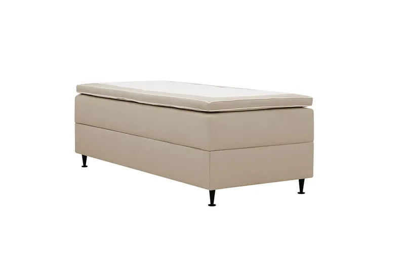 HVILA Plus kontinentalseng med opbevaring 90x200 cm - Beige - Møbler - Senge - Komplet sengepakke