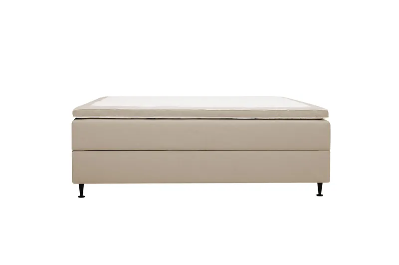HVILA Plus kontinentalseng med opbevaring 90x200 cm - Beige - Møbler - Senge - Komplet sengepakke