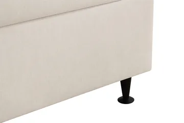 HVILA Plus kontinentalseng med opbevaring 120x200 cm - Lys beige - Møbler - Senge - Komplet sengepakke