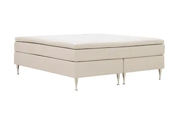HVILA Plus kontinentalseng 160x200 cm - Lys beige - Møbler - Senge - Kontinentalsenge