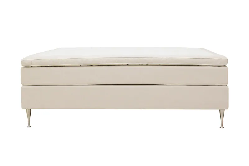 HVILA Plus kontinentalseng 160x200 cm - Lys beige - Møbler - Senge - Kontinentalsenge