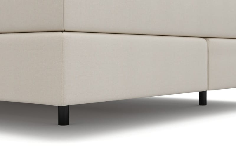 HVILA Premium sengepakke kontinentalseng 180x200 cm med svævende effekt uden topmadras - Hvid - Møbler - Senge - Komplet sengepakke