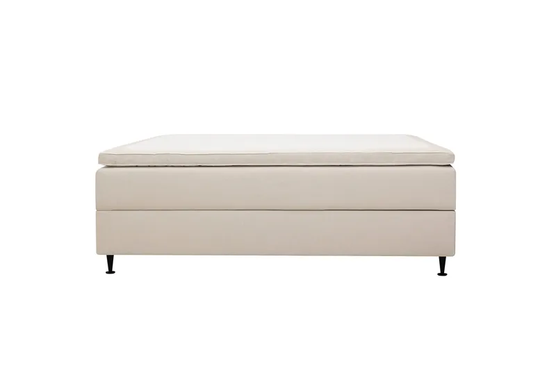 HVILA Plus kontinentalseng med opbevaring 120x200 cm - Lys beige - Møbler - Senge - Kontinentalsenge