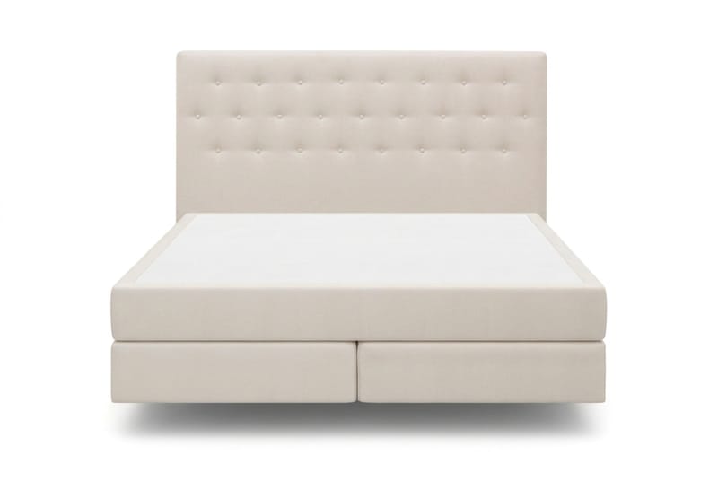 HVILA Premium sengepakke kontinentalseng 180x200 cm med svævende effekt uden topmadras, Hvid