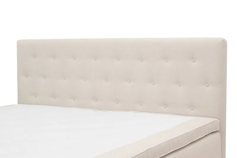 HVILA Plus Komplet sengepakke med opbevaring 160x200 cm - Lysbeige - Møbler - Senge - Kontinentalsenge