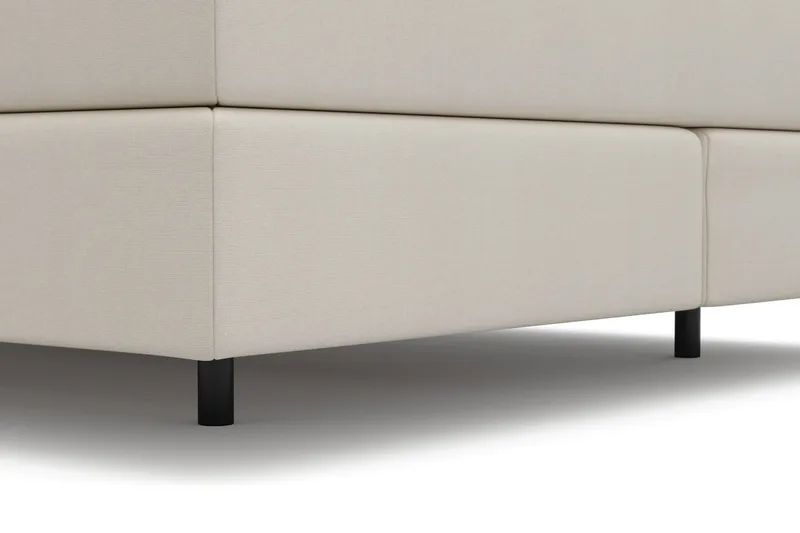 HVILA Premium kontinentalseng 180x200 cm med svævende effekt inkl. topmadras i latex med vaskbart betræk - Medium/Fast - Møbler - Senge - Komplet sengepakke