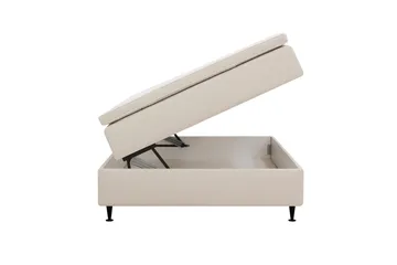 HVILA Plus kontinentalseng med opbevaring 120x200 cm - Lys beige - Møbler - Senge - Komplet sengepakke