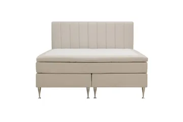 HVILA Plus kontinentalseng 160x200 cm - Lys beige - Møbler - Senge - Kontinentalsenge