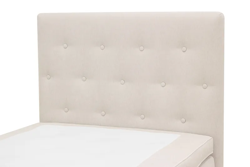 HVILA Plus komplet sengesæt med opbevaring 90x200 cm - Lys beige - Møbler - Senge - Kontinentalsenge