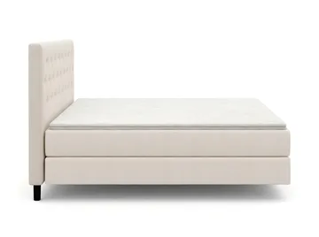 HVILA Premium sengepakke kontinentalseng 180x200 cm med svævende effekt inkl. topmadras i polyesterskum vendbar sommer- & vinterside og vaskbart betræk - Sommer- & vinterside - Møbler - Senge - Komplet sengepakke