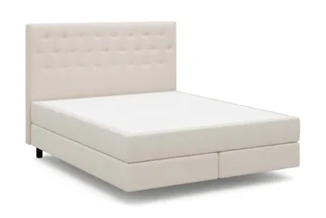 HVILA Premium sengepakke kontinentalseng 180x200 cm med svævende effekt uden topmadras - Hvid - Møbler - Senge - Komplet sengepakke