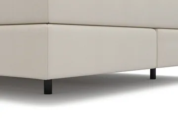 HVILA Premium kontinentalseng 180x200 cm med svævende effekt inkl. topmadras i polyeterskum medium - Medium - Møbler - Senge - Komplet sengepakke