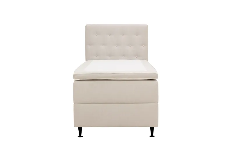 HVILA Plus komplet sengesæt med opbevaring 90x200 cm, Lys beige
