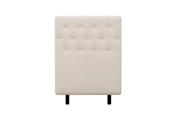 HVILA Plus Komplet Sengepakke – Kontinentalseng 90x200 cm i Stof med Opbevaring, Sengegavl + Overmadras med Fasthedsgrad Mellemfast - Lys Beige - Møbler - Senge - Komplet sengepakke