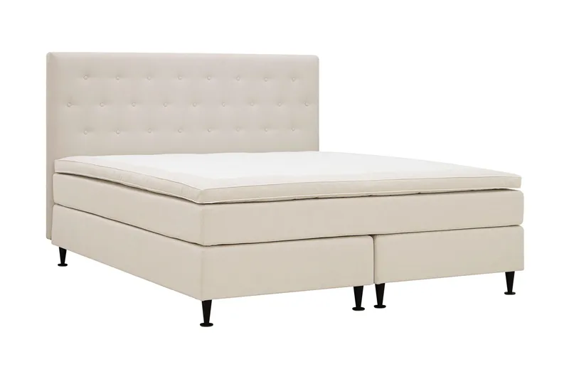 HVILA Plus komplet sengesæt 160x200 cm - Lys beige - Møbler - Senge - Komplet sengepakke