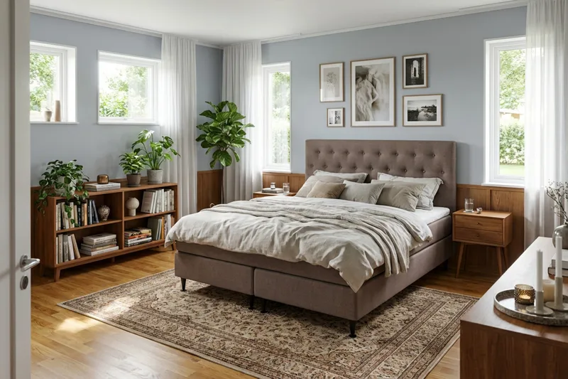 HVILA Plus komplet sengesæt 180x200 cm - Brun - Møbler - Senge - Komplet sengepakke