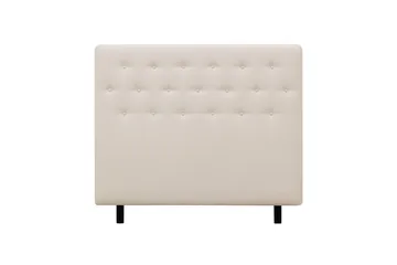 HVILA Plus Komplet Sengepakke – Kontinentalseng 140x200 cm i Stof med Opbevaring, Sengegavl + Overmadras med Fasthedsgrad Mediumfast - Lysebeige - Møbler - Senge - Komplet sengepakke