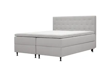 HVILA Plus komplet sengesæt med opbevaring 160x200 cm - Grå - Møbler - Senge - Komplet sengepakke