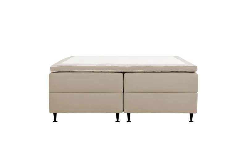 HVILA Plus kontinentalseng med opbevaring 180x200 cm, Beige