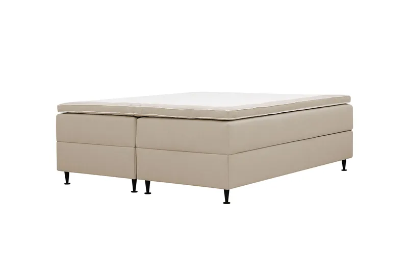 HVILA Plus kontinentalseng med opbevaring 180x200 cm - Beige - Møbler - Senge - Kontinentalsenge