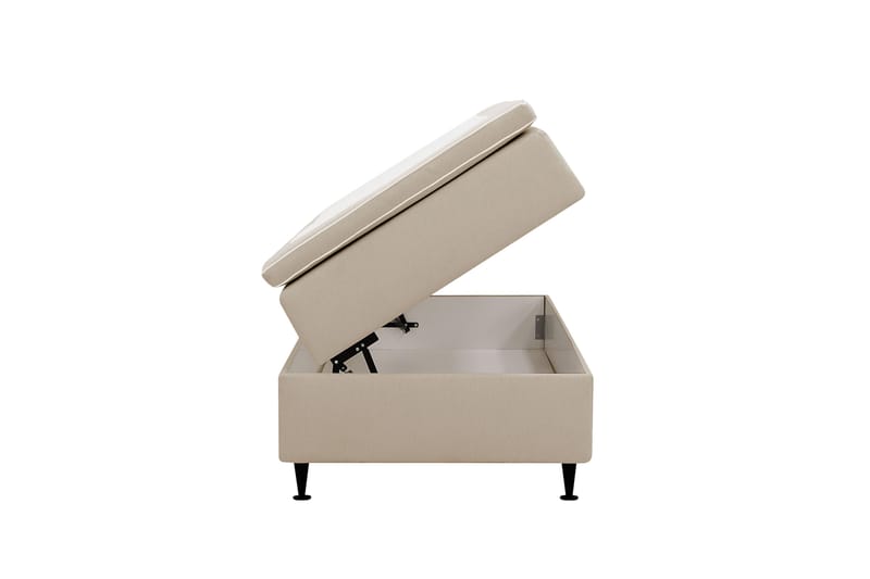 HVILA Plus kontinentalseng med opbevaring 90x200 cm - Beige - Møbler - Senge - Komplet sengepakke