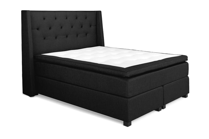 Imperia sengepakke 160x200 - sort - Møbler - Senge - Komplet sengepakke