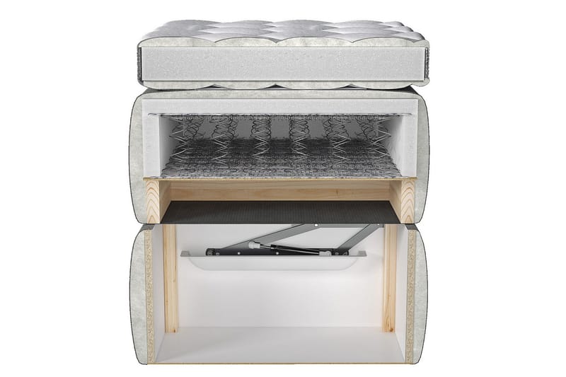 Isoba Sengepakke 160x200 cm - Grøn - Møbler - Senge - Komplet sengepakke