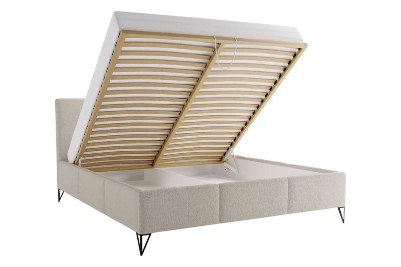 Itaca Opbevaringsseng - Beige - Møbler - Senge - Sengeramme & sengestel