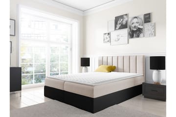 Jendem kontinentalseng 200x200 - Beige - Møbler - Senge - Kontinentalsenge