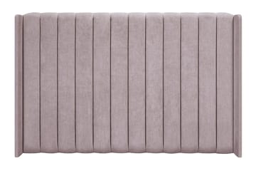 Joluma Komplet Sengepakke – Kontinentalseng 180x200 cm i Stof med Sengegavl + Overmadras med Fast/Medium Komfort - Vintagerosa - Møbler - Senge - Kontinentalsenge