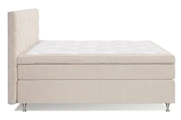 Joluma Kontinentalseng Medium 180x200 cm - (+Flere valg) 180x200 cm Lysebeige - Møbler - Senge - Enkeltsenge