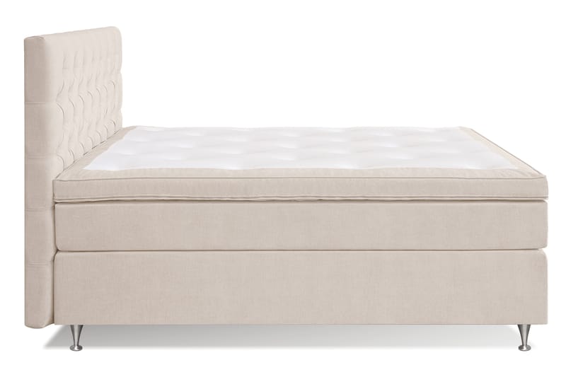 Joluma Kontinentalseng Medium 180x200 cm - (+Flere valg) 180x200 cm Lysebeige - Møbler - Senge - Enkeltsenge