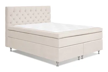 Joluma Kontinentalseng Medium 180x200 cm - (+Flere valg) 180x200 cm Lysebeige - Møbler - Senge - Enkeltsenge