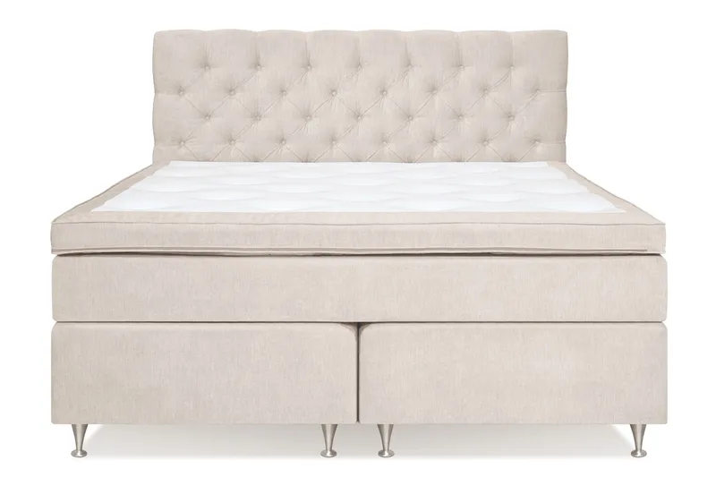 Joluma Kontinentalseng Medium 180x200 cm, (+Flere valg) 180x200 cm Lysebeige