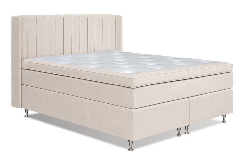 Joluma Sengepakke Fast 180x200 cm - (+Flere valg) 180x200 cm Lys beige - Møbler - Senge - Komplet sengepakke